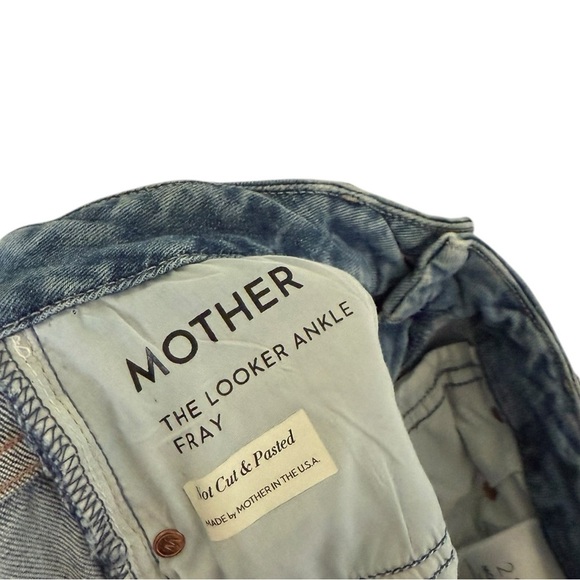 MOTHER The Looker Ankle Fray in Not Cut & Pasted - Picture 8 of 9